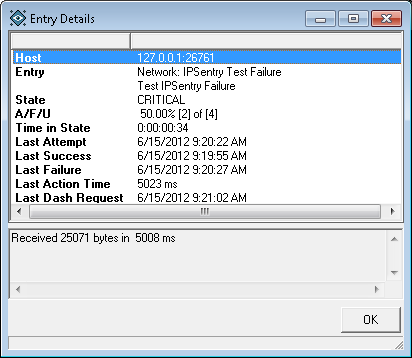 DASH Remote Client Entry Details