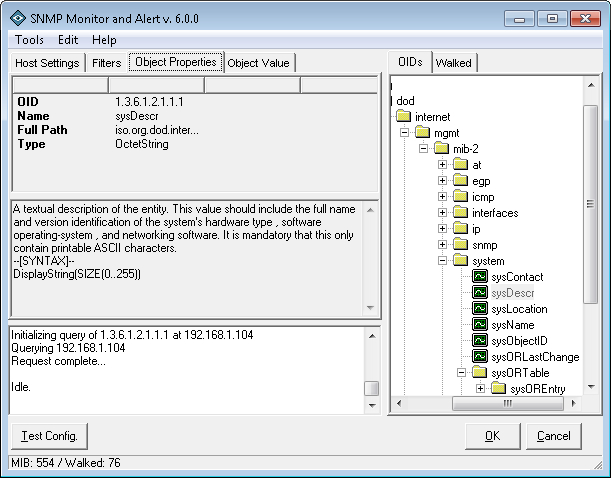 SNMP Monitoring and Alerting Add-In Configuration