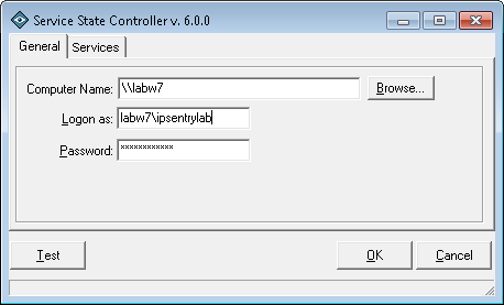 Service State Controller Add-In Configuration