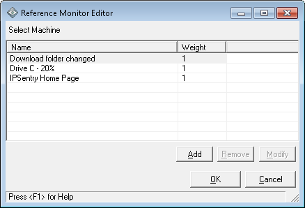 IPSentry back reference device editor